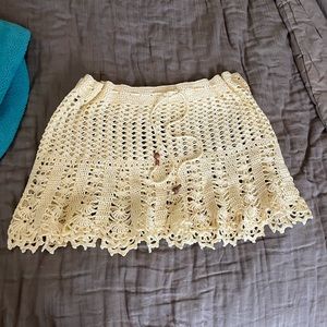 Crochet beach cover up